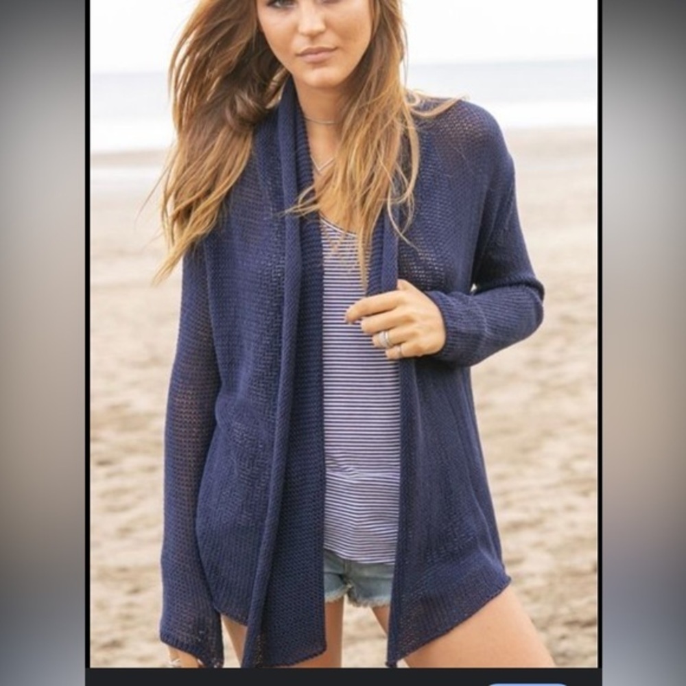 Anthropologie- Wooden ships woman’s lightweight mohair / wool duster -s/m